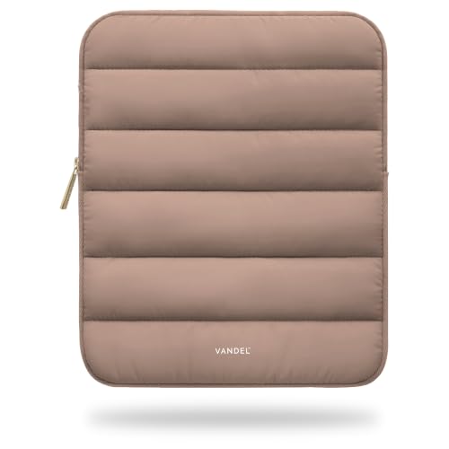 Vandel - The Original Puffy iPad Sleeve 9-11 Inch Tablet Sleeve, Brown i Pad Case for Women and Men, Cute iPad Air Pouch, 9 10 Inch, 11 Inch Bag - color: d. Latte, size: 9-11 Inch
