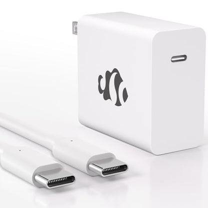 NIMO MacBook Pro Charger, 100W GaN USB C Charger Compatible with MacBook Air, Samsung Galaxy, NIMO Laptops, iPad Pro, and More, Fast Charging, Durable & Compact Design, Includes 6.6FT USB C Cable