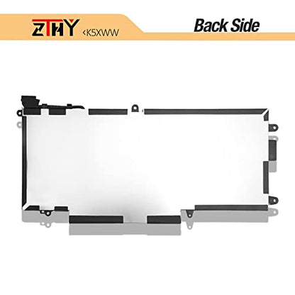 ZTHY 60Wh K5XWW 71TG4 Laptop Battery Replacement for Dell Latitude 7389 | Latitude 7390 Latitude 12 5000 5289 2-in-1 L3180 E5289 P29S001 P29S002 Series 451-BBZC 6CYH6 725KY N18GG CFX97 7.6V 4-Cell - size: 10.04*4.53*0.20 inch K5XWW