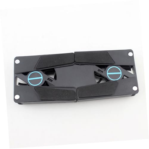 Veemoon 2pcs USB Laptop Cooling Pad Dual Fans, Foldable Ventilated Stand for Gaming and Office Use, Quiet Air Cooler Compatible 15-17 Inch Laptops