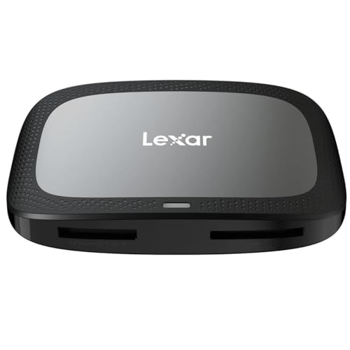 Lexar CFexpress Type A/SD Card Reader, Up to 10Gbps, USB 3.2 Gen 2 | Designed for CFexpress Type A & SD Cards, Dual-slot Simultaneous Offload, Compact, Includes USB-C/A Cable, LRW530U-RNBNG - style: CFexpress Type A / SD USB 3.2