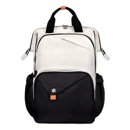 Hap Tim Laptop Backpack for Men, Women, Travel, Work, Nurse, Teacher, Khaki Black (7651-BH) - color: Khaki Black
