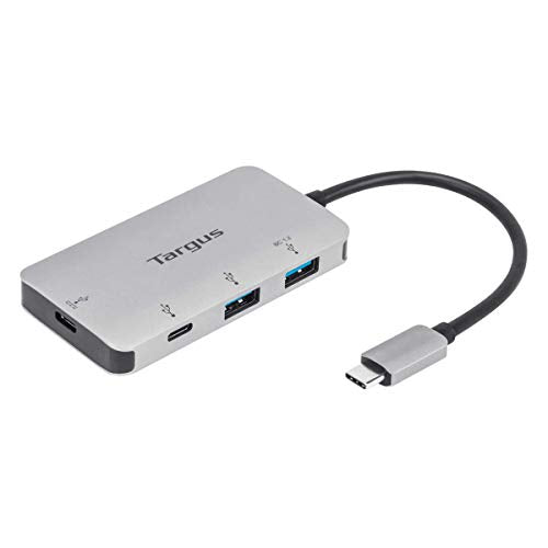 Targus+USB-C+Multi-Port+Hub+with+2x+USB-A+and+2x+USB-C+Ports+with+100W+PD+Pass-Thru+-+ACH228USZ - style: USB-C Multi-Port Hub with 2x USB-A and 2x USB-C Ports