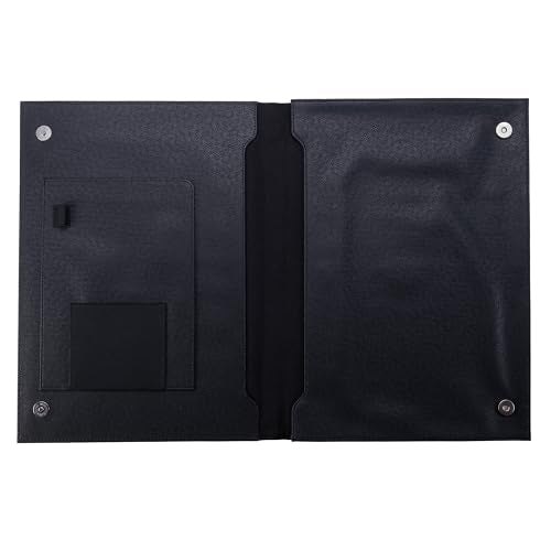 Case-it Padded Laptop Sleeve | Fits 15-Inch | LAP-101-LL-C Black | Faux Leather, Microfiber-Lined Gusseted Pocket, Internal Elastic Pocket, Laptop Protector, 6-Pack, School & Office - color: LAP-101-LL-BLACK, size: 6 Pack