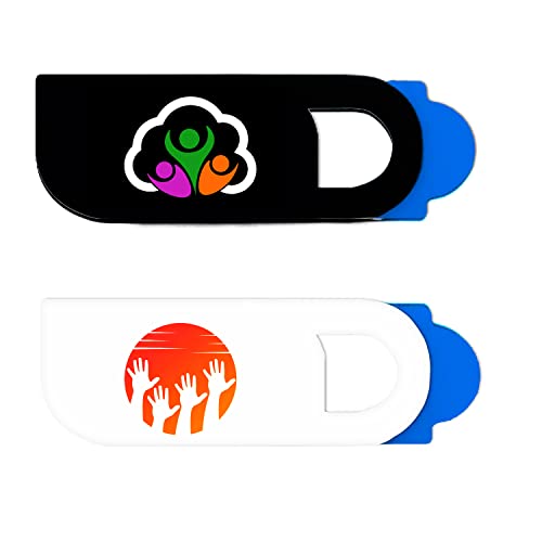 100PCS Custom Bulk Laptop Camera Cover Slide Personalized Webcam Cover Logo Text Computer Phone MacBook Privacy Cover Slide Promotion Items Promption Gift (Shape 1) - size: Shape 1