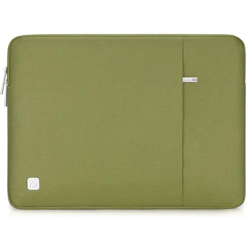 NIDOO 11 Inch 13 Inch Laptop Sleeve Computer Carrying Case Bag for 13" iPad Pro M2 M4 / 13" iPad Air M2/Surface Pro 10 9 X/ 13" MacBook Pro Air/12.7" Lenovo Tab P12 / 13" Dell Pro 13 Premium, Green - color: Green, size: 11.6 Inch / 12 inch New MacBook