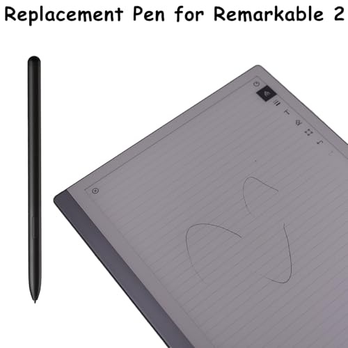 2 Pack Stylus Pen for Remarkable 2, 4096 Levels of Pressure Sensitivity, Compatible with Remarkable 2