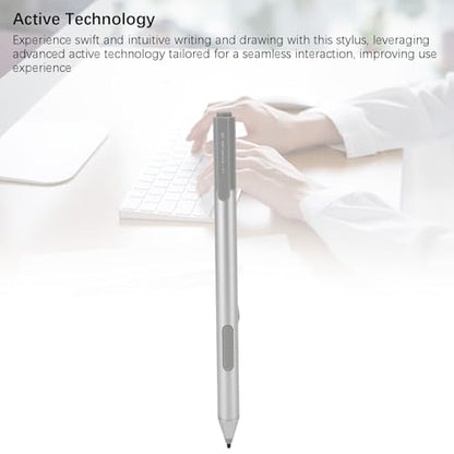 Active Stylus Pen, 2048 Levels Pressure Sensitivity, Bluetooth Function, 550mAh Battery, Ideal for Select Laptops, Digital Pen for Drawing Note Taking