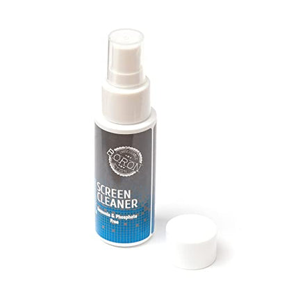 Screen Cleaner Spray Bottle with Microfiber Cloth for Electronical Devices (1.70 Ounces), Ideal for Laptops, Computers, Tv Screens, Phone Screens, Tablets, Camera Lenses, E-Readers, Eyeglasses