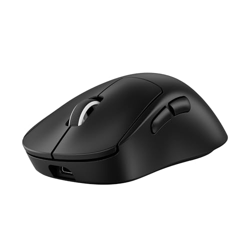 Logitech G PRO X Superlight 2 DEX Wireless Gaming Mouse - Black | 60g, Right-Handed Ergo Shape, <8 kHz Polling, 44K DPI, PowerPlay Wireless Charging Supported, USB-C, 5 Buttons, For PC/Mac - color: Black, size: Right-handed, style: Mouse