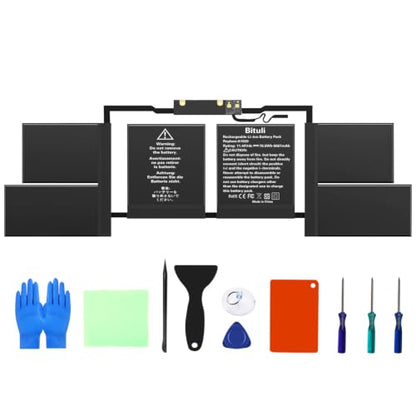 A1820 A1707 Battery for MacBook Pro 15 inch A1707 (Late 2016 Mid 2017) Touch Bar EMC 3162 3072 Series MLH32LL/A MLH42LL/A MLW72LL/A MLW72HN/A MLW82LL/A MPTR2LL/A MPTT2LL/A - color: A1820