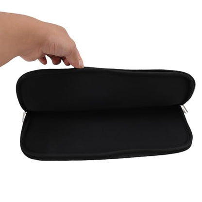 Premium Neoprene Foam Tablet Bag, Water Proof Laptop Sleeve Cases with Secure Zip, for Travel Business and School, Black (13 Inch) - size: 13 Inch