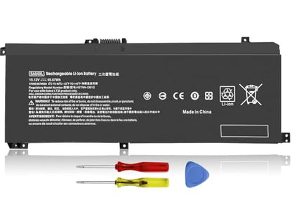 SA04XL Battery for HP Envy X360 15m-ds0011dx 15m-dr0012dx 15m-ds0xxx | for HP Envy X360 15m-dr0011dx 15m-dr0xxx 15t-dr100 15m-dr1xxx 17t-cg100 17-cg100 15M-DR 15M-DS Laptop L43267-005 L43248-AC2 - size: 7.13*3.75*0.25inch SA04XL