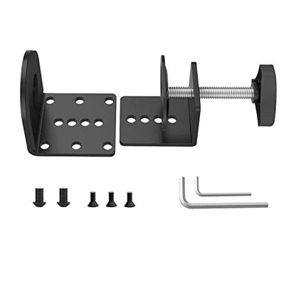 WALI C Clamp Base Stand Mounting Accessory, Desk c-clamp for WALI Monitor Mount Workstation System (C-CLAMP), Black