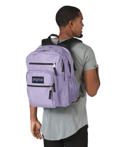 JanSport Laptop Backpack - Computer Bag with 2 Compartments, Ergonomic Shoulder Straps, 15” Laptop Sleeve, Haul Handle - Pastel Lilac - color: Pastel Lilac