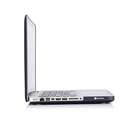 RUBAN Case Compatible with Old MacBook Pro 15 inch 2011 2010 2009 Release A1286, Plastic Hard Case Shell and Keyboard Cover for Older Version MacBook Pro 15 Inch with CD-ROM - Black - color: Black