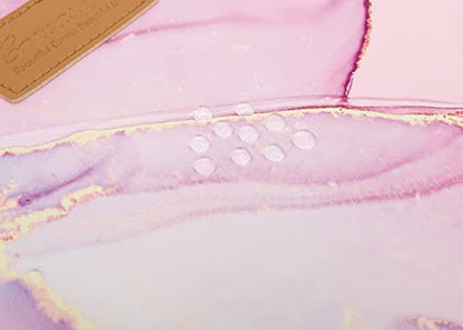 canvaslife Pink marble Patten Waterproof Laptop Shoulder Messenger Bag Case Sleeve for 14 Inch 15 Inch Laptop Case Laptop Briefcase 15.6 Inch - color: Pink Marble, size: 15 inch/15.6 inch