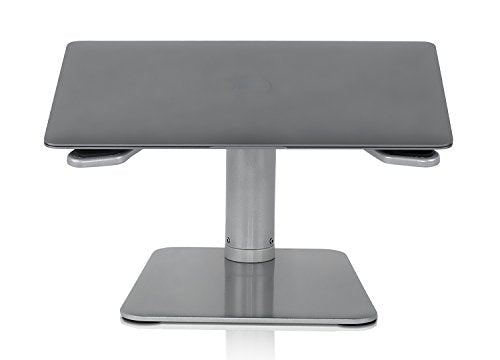 Mount-It! Adjustable Height Laptop Stand for Desk, Ergonomic Laptop Riser for 11–15 Inch Laptops, Tilted Desktop Lift with Anti-Slip Platform, Up to 33 lbs