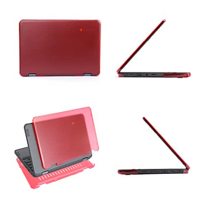 mCover Case Compatible for 2021~2022 11.6" Lenovo Chromebook 300E G3 / 500E Gen 3 Convertible Laptop ONLY (NOT Compatible for Other Lenovo Models) - Blue