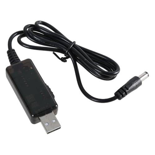 USB Adapter Converter Cable DC5V 9V 12V with 8 Plugs for Router Fan Charging Bank Portable - color: Adjustable 9 12V lin
