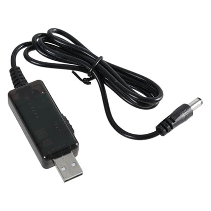 USB Adapter Converter Cable DC5V 9V 12V with 8 Plugs for Router Fan Charging Bank Portable - color: Adjustable 9 12V lin