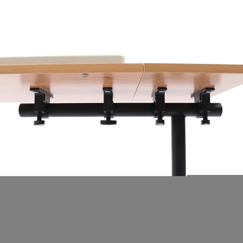 Mobile Computer Desk,Standing Laptop Stand,Adjustable Bedside Standing Height Ajustable Movable and Lockable Rolling Computer Desk for Place Your Computer,Laptop, Books