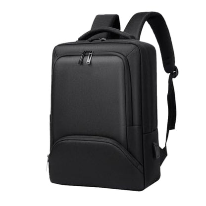Business Smart Travel Backpack, Lightweight Waterproof Laptop Backpack | Large Durable Commuting Casual Daypack with USB Charging Port, for Men Women Work Travel College - color: Black