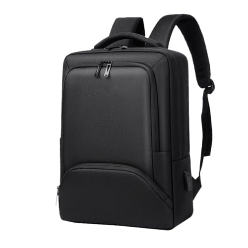 Business Smart Travel Backpack, Lightweight Waterproof Laptop Backpack | Large Durable Commuting Casual Daypack with USB Charging Port, for Men Women Work Travel College - color: Black