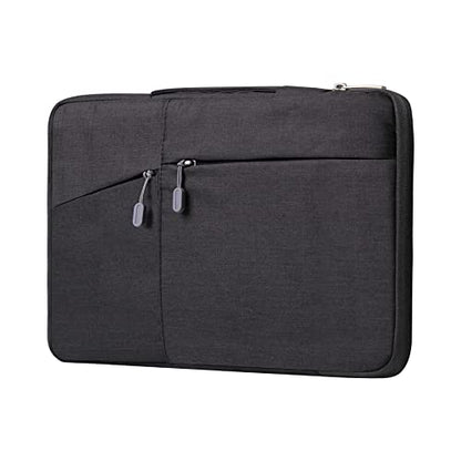 Megoo 10inch Laptop Sleeve Case with Handle Carrying Travel Case(Black) | Fit for Microsoft Surface Go 4/3/2 10.5", Samsung Galaxy Tab A9+/A11+/S9 11", iPad Pro 11", and Most 9”-11" Chromebook Tablet - color: Black, size: 9.7-10.8Inch