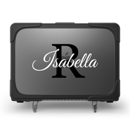 Batianda Custom Name Case for MacBook Neo 13 Inch 2026 | Add Your Name or Initials, Ergonomic Foldable Stand, TPU Bumper, Matte Translucent Hard Shell, Fits Model A3404 A18 Pro Chip - color: Customizable Name