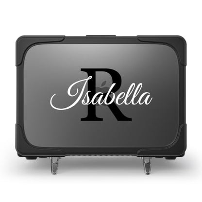 Batianda Custom Name Case for MacBook Neo 13 Inch 2026 | Add Your Name or Initials, Ergonomic Foldable Stand, TPU Bumper, Matte Translucent Hard Shell, Fits Model A3404 A18 Pro Chip - color: Customizable Name