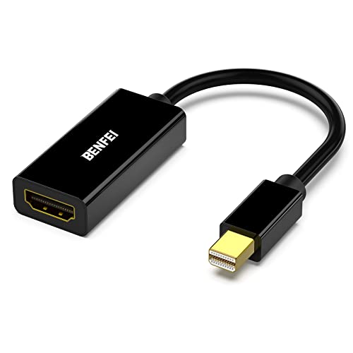 BENFEI Mini DisplayPort to HDMI, Mini DP(Thunderbolt) to HDMI Converter Gold-Plated Cord Compatible for MacBook Pro, MacBook Air, Mac mini, Microsoft Surface Pro 3/4, etc - size: 1 PACK