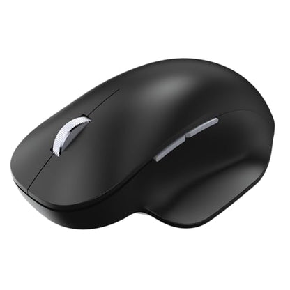 Incase Bluetooth Ergonomic Mouse – Designed by Microsoft – Two Thumb Buttons, Easy to Grip Thumb Rest, Precision Tracking, Connects 3 Devices, 15 Month Battery Life, Mac/Windows PCs/Laptops (Black) - color: Black