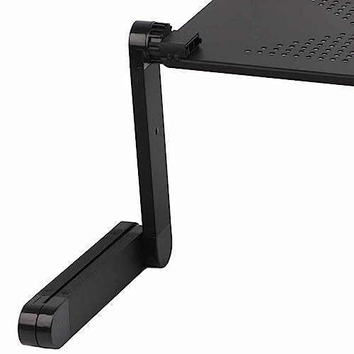 Adjustable Vented Laptop Stand Portable Ergonomic Computer Desk for Sofa Bed Office Home Use - Compact Design for Multifunctional Use