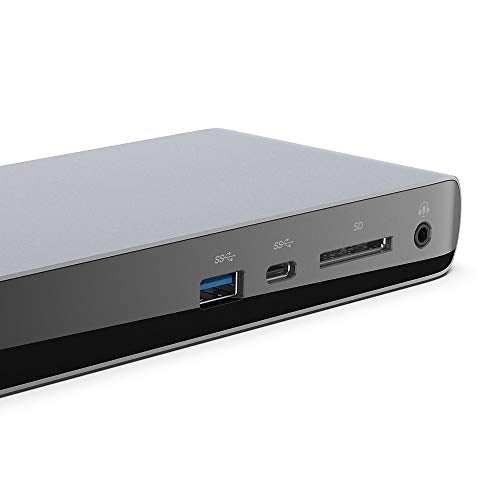 Belkin Thunderbolt 3 Docking Station + TB Cable 0.8M | dual 4K display, USB-C dock, MacBook, laptop expansion, ethernet, USB-A ports, home office - style: Thunderbolt 3
