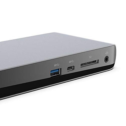 Belkin Thunderbolt 3 Docking Station + TB Cable 0.8M | dual 4K display, USB-C dock, MacBook, laptop expansion, ethernet, USB-A ports, home office - style: Thunderbolt 3