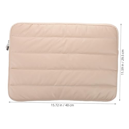 Angoily Laptop Sleeve Bag Polyester Case Multiple Compartments for Tablets Notebooks and Accessories Protection for Travel and Office Use