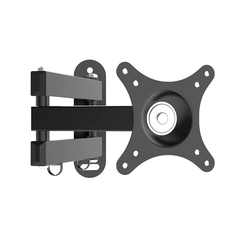 Monitor Arm Full Motion Monitor Wall Mount, Tilt Swivel Rotation Extension Articulating Monitor Arms for Most 14-27 Inch, 4.4-33.0lbs Screens, Max VESA 100x100mm Adjustable Monitor Stands