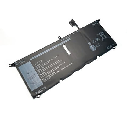 7.6V 52Wh DXGH8 0H754V H754V P82G Replacement Laptop Battery for Dell XPS 13 9370 9380 7390 2019 Inspiron 13 7000 7390 7391 2-in-1 5390 5391 14 7400 7490 Latitude 3301
