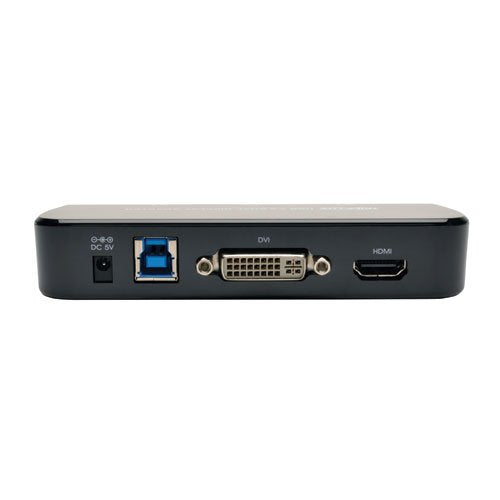 Tripp Lite USB to DVI and HDMI Dual Monitor Video Display Adapter, USB 3.0 SuperSpeed (U344-001-HDDVI) - style: HDMI & DVI Dual Monitor