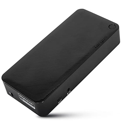 Targus USB C Docking Station Universal DV4K, USB C Laptop Docking Station Dual Monitor 2 HDMI, with Legacy Host Power Kit, Works w/Operating Systems Like Windows, Mac, Android, iOS (DOCK192USZ) - size: Dual Monitor 4K, 10 Gbps, 100 Watt