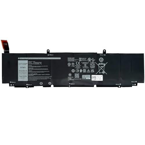 XG4K6 Laptop Battery 97Wh 8071mAh 11.4V Series XG4K6 001RR3 01RR3 | Compatible with Dell XPS 17 9700 9710 9720 9730 / Precision 5750 5760 5770 Series 0YY3V KRDHV 3ICP7/54/65-2