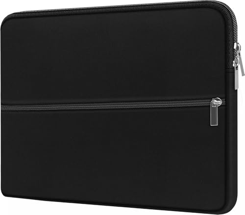 Laptop Case 13.3 inch, 13-13.3 inch Traveling Shockproof Protective Laptop Sleeve with Pocket, Computer Bag Compatible for MacBook Air/Pro 13/Pro 14 M5 M4 M3 M2 M1, HP Dell ASUS Lenovo, Black - size: 13.3 Inch