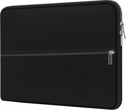 Laptop Case 13.3 inch, 13-13.3 inch Traveling Shockproof Protective Laptop Sleeve with Pocket, Computer Bag Compatible for MacBook Air/Pro 13/Pro 14 M5 M4 M3 M2 M1, HP Dell ASUS Lenovo, Black - size: 13.3 Inch