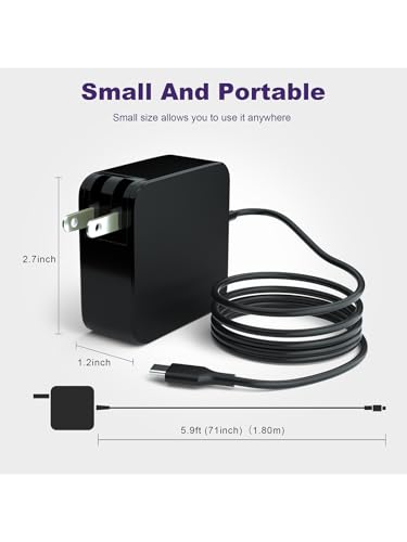 65W 45W USB Type C Laptop Charger Fit for Asus | Zenbook 13 14 15/Chromebook/Transformer/ExpertBook Laptops: C302C C213 C214 C436 C523 ADP-45EW B UX390UA UX490 UX325 UX393