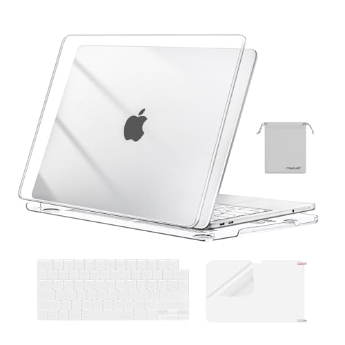 MOSISO Compatible with MacBook Neo Case 13 inch 2026 A3404 A18 Pro Chip | 4 in 1 Kit Precision Fit Crack & Scratch Resistant Protective Hard Shell Case Cover, Crystal Clear - color: Crystal Clear
