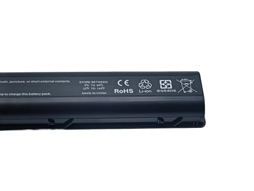 GHU New Battery Replacement for 480385-001 486766-001 HSTNN-OB75 Compatible Wit HhP Pavilion Laptop and Notebook 464058-251 464059-121 464059-141 516355-001 516916-001 GA08 HSTNN-C50C HSTNN-DB74 - style: DV7/8 Cell