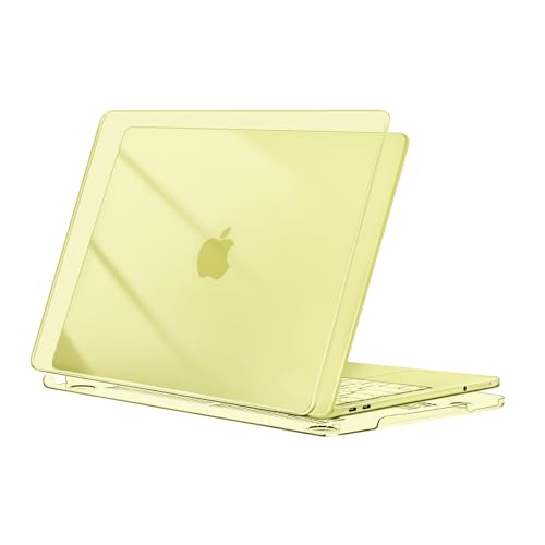 MOSISO Compatible with MacBook Neo Case 13 inch 2026 A3404 A18 Pro Chip | Scratch-Resistant Ultra-thin Protective Hard Shell Case Cover, Crystal Citrus - color: Crystal Citrus