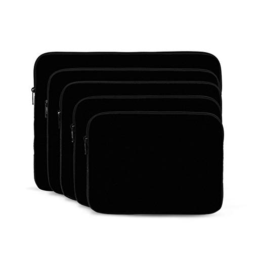 Personalized Laptop Sleeve Bag Add Your Own Logo Text Custom Shockproof Laptop Case with Picture Computer Laptop Sleeve Cover for Men Women Gifts 15 Inch - size: 15 Inch Black No Custom