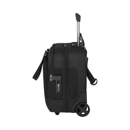 Victorinox Werks Traveler 7.0, Wheeled Briefcase, 2-Wheel Briefcase with 15.6" Laptop and 11’’ Tablet Compartment, Black